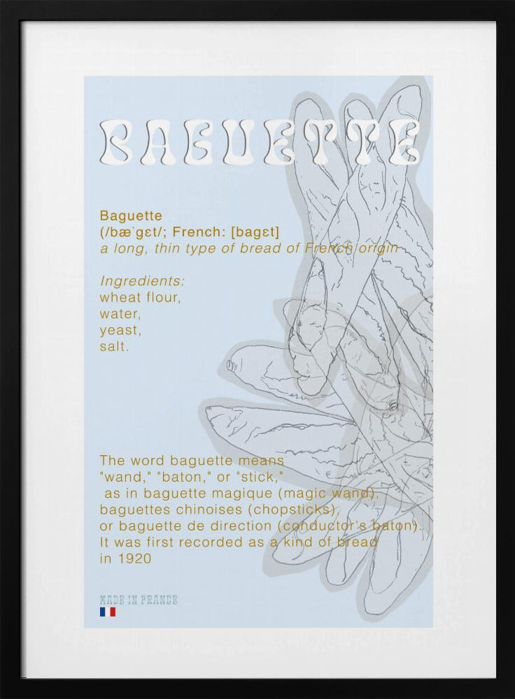 Baguette Koffie | Poster