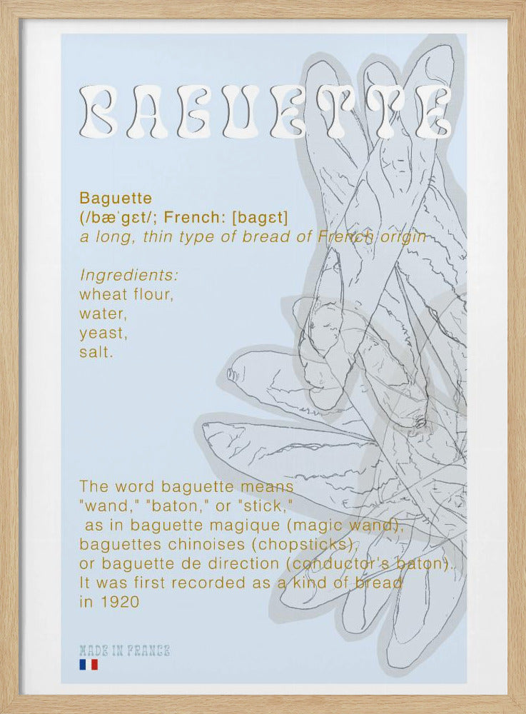 Baguette Koffie | Poster