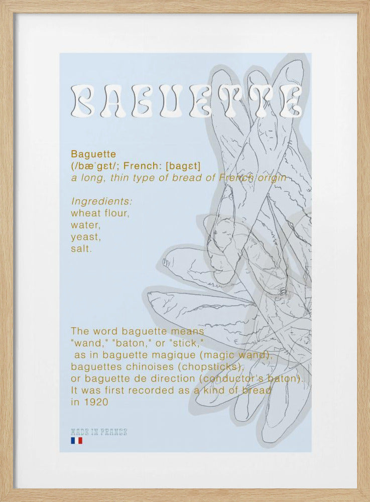 Baguette Koffie | Poster