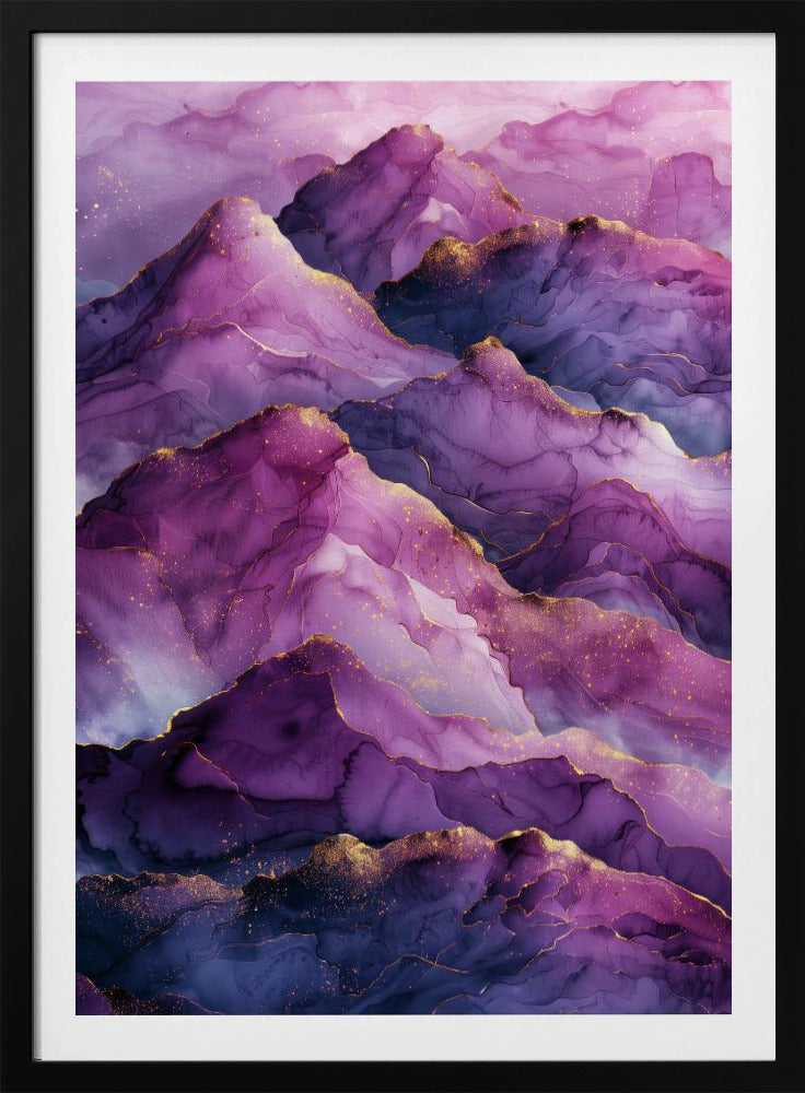 Magische amethist Ladscape Grafisch (8) | Poster