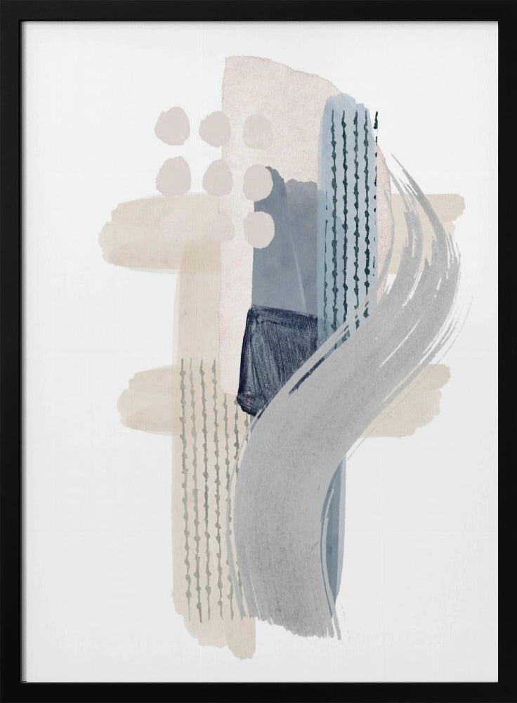 Blauwe Sereniteit 3 | Poster
