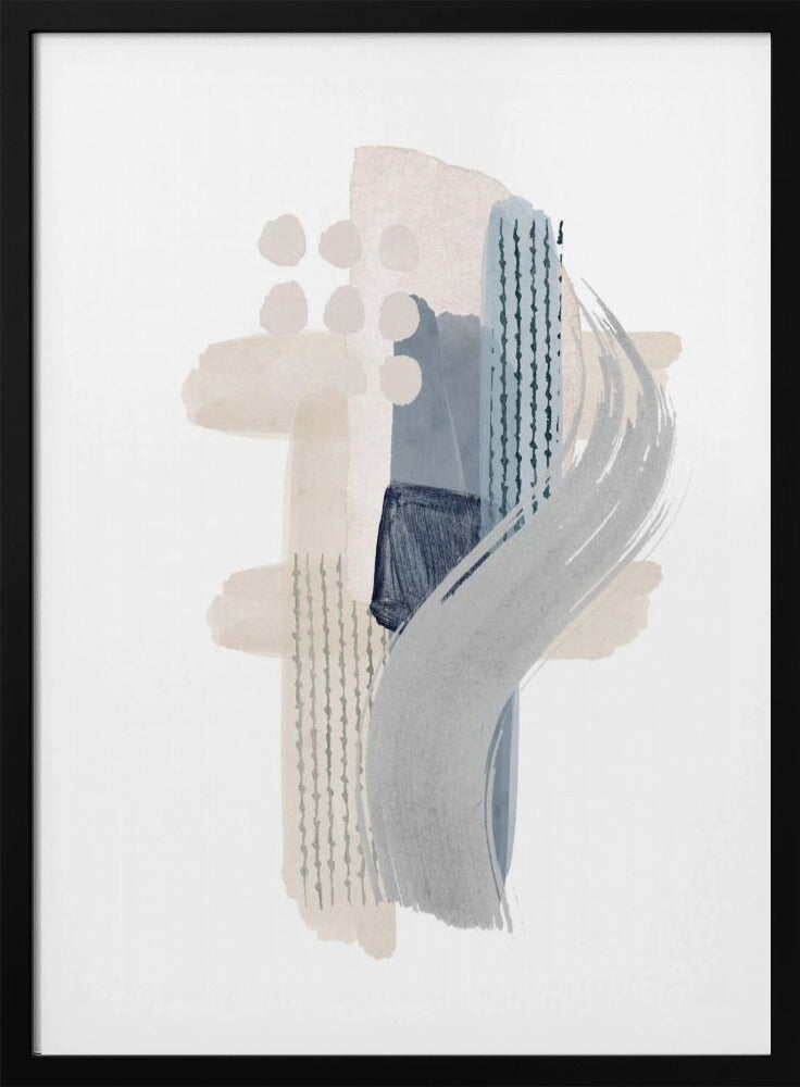 Blauwe Sereniteit 3 | Poster