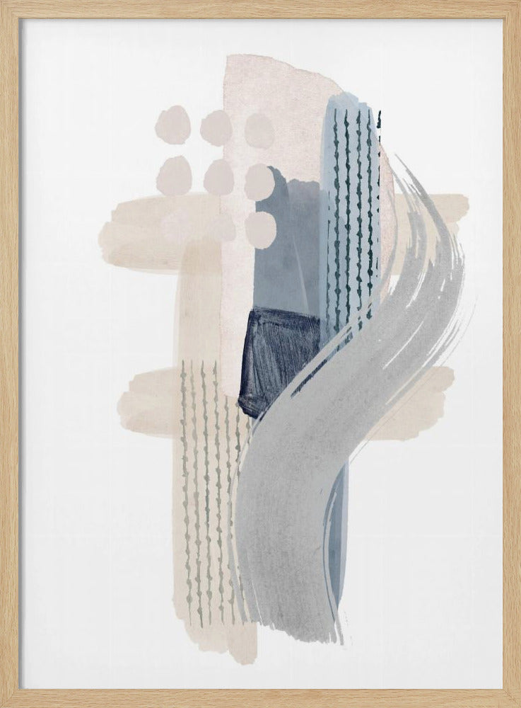 Blauwe Sereniteit 3 | Poster