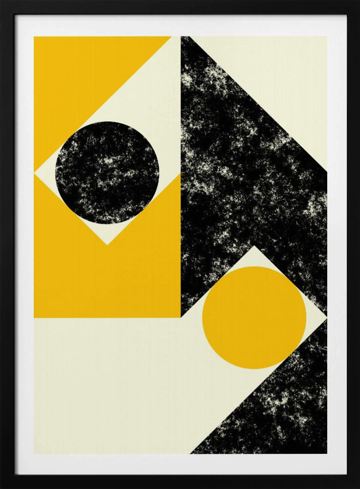 Gedurfde geometrische vormen | Poster