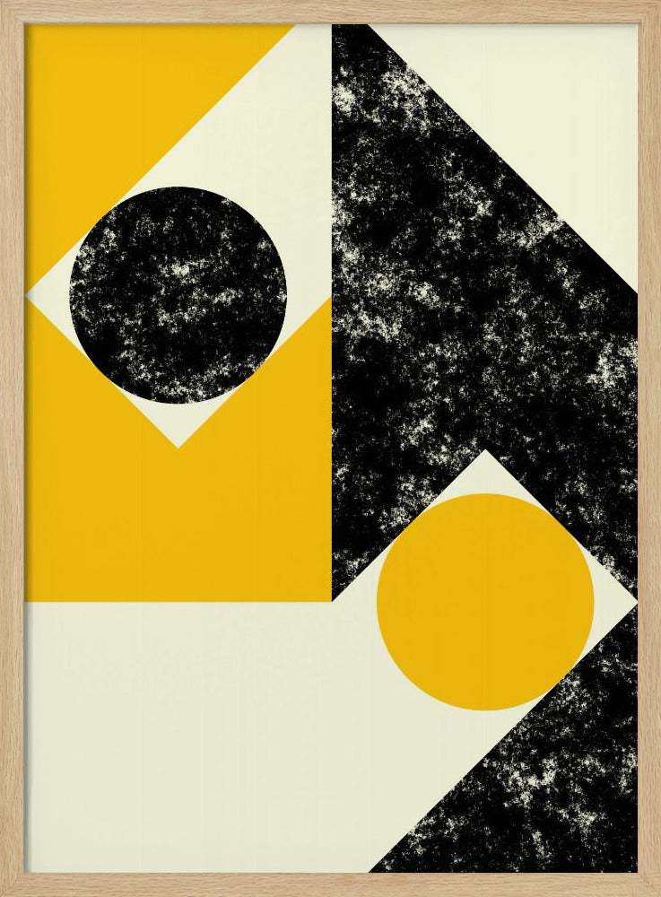 Gedurfde geometrische vormen | Poster