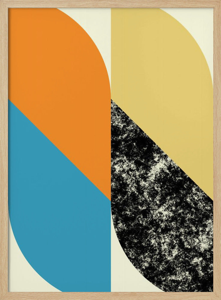 Gedurfde geometrische vormen | Poster