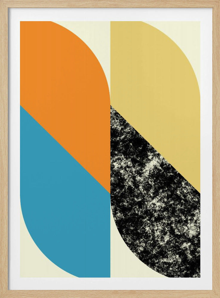 Gedurfde geometrische vormen | Poster