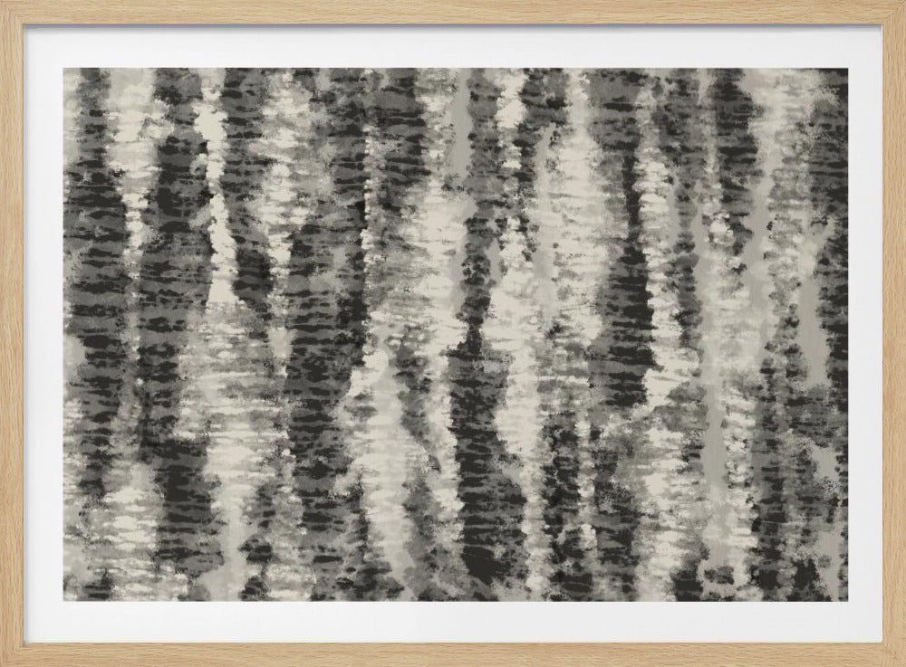 Monochrome strepen | Poster
