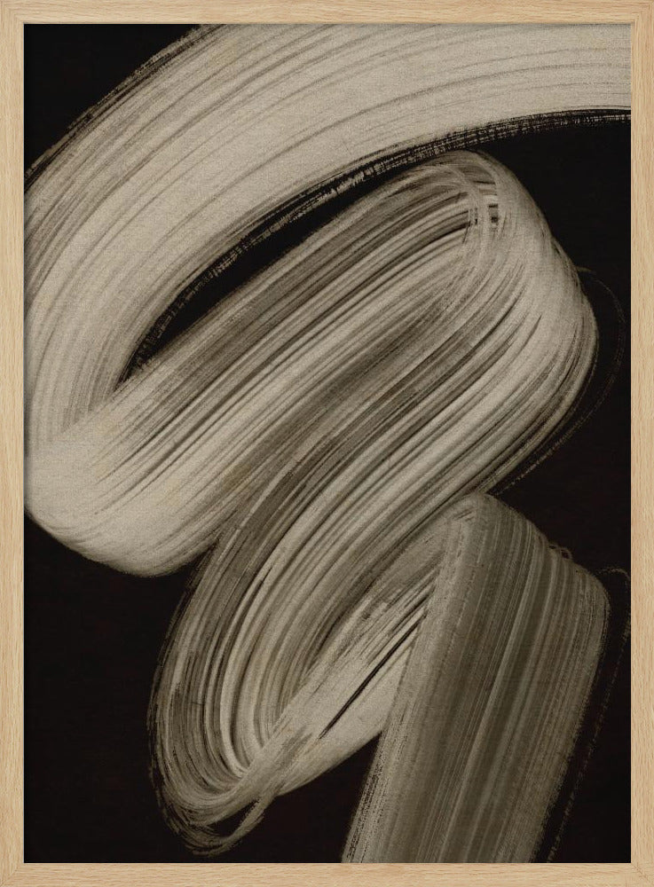 Brushstroke Whirl | Poster