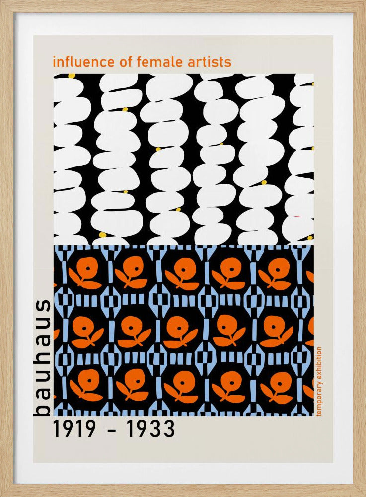 Vrouwelijke Bauhaus-kunstenaars | Poster