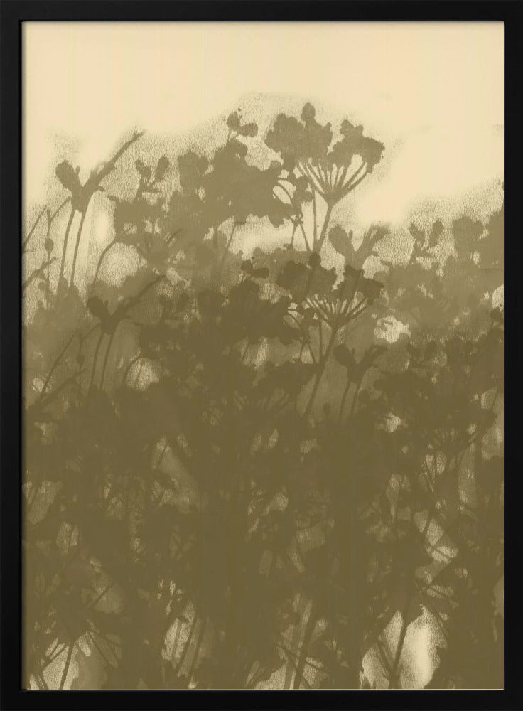 Mistige Weide. Abstracte Botanische Kunst Nr. 2 | Poster