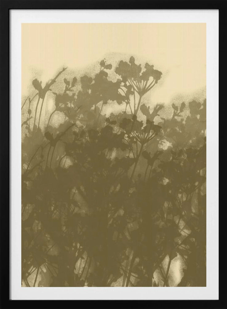 Mistige Weide. Abstracte Botanische Kunst Nr. 2 | Poster