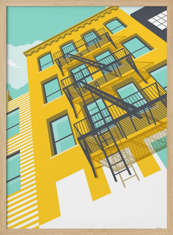 NYC Brooklyn Geel | Poster