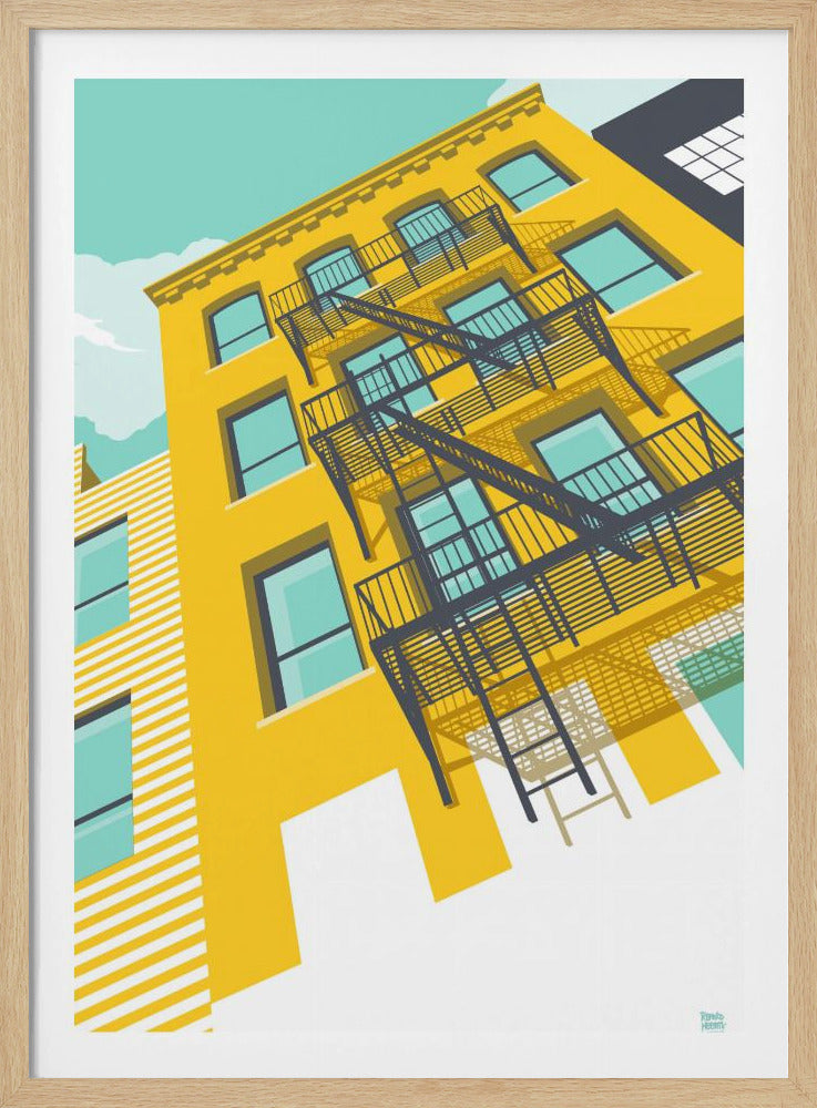 NYC Brooklyn Geel | Poster