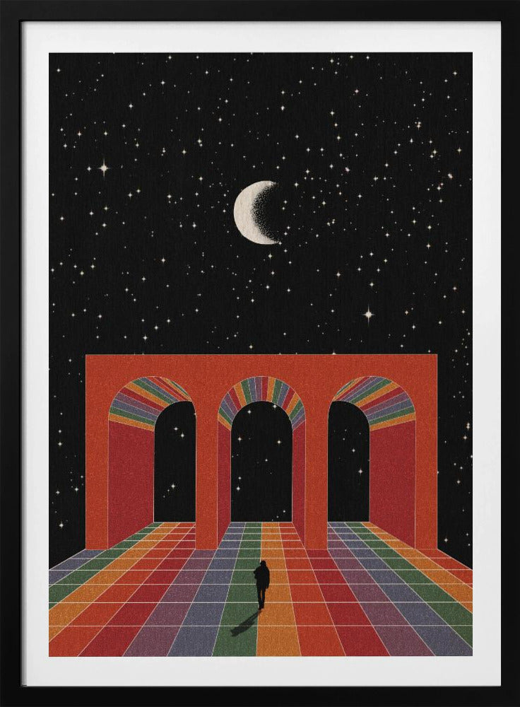Triomfboog in de ruimte | Poster