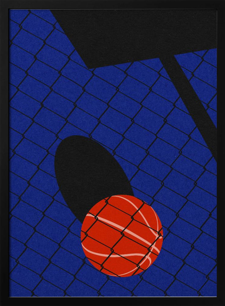 Basketbalveld Backjard | Poster