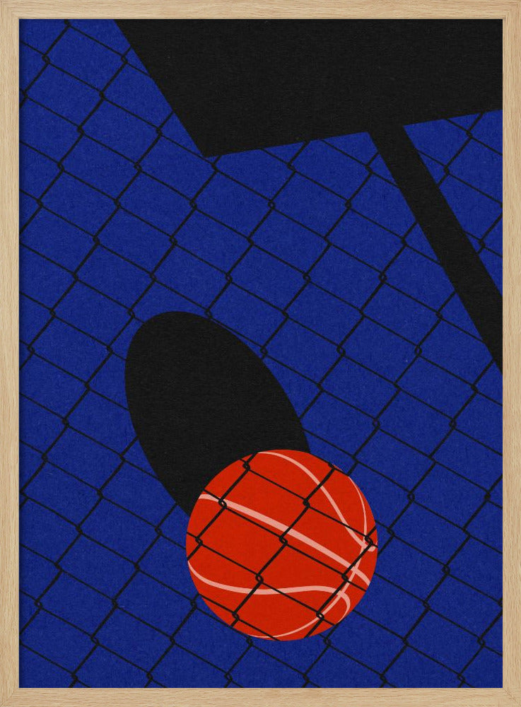 Basketbalveld Backjard | Poster