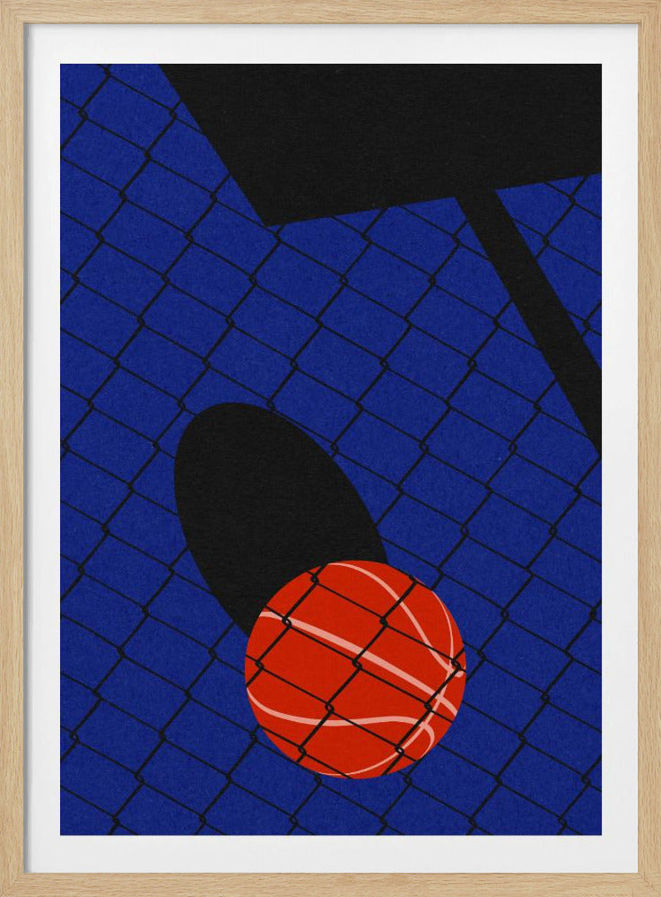 Basketbalveld Backjard | Poster