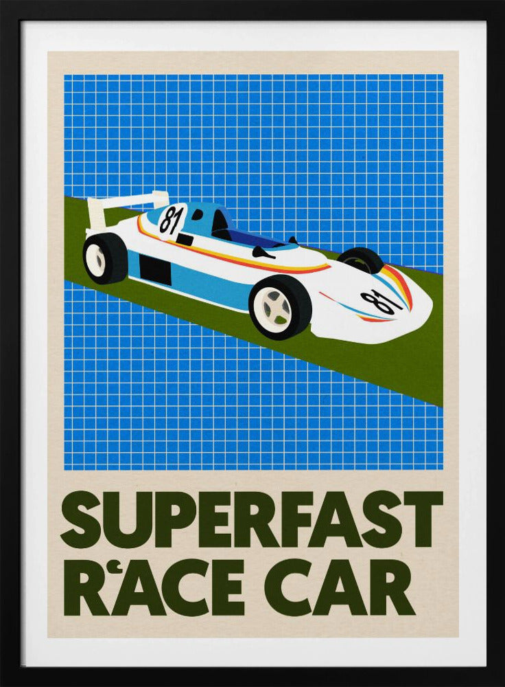 Supersnelle raceauto | Poster