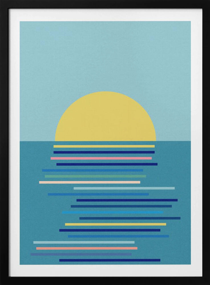 Zonsopgang in Ahrenshoop | Poster