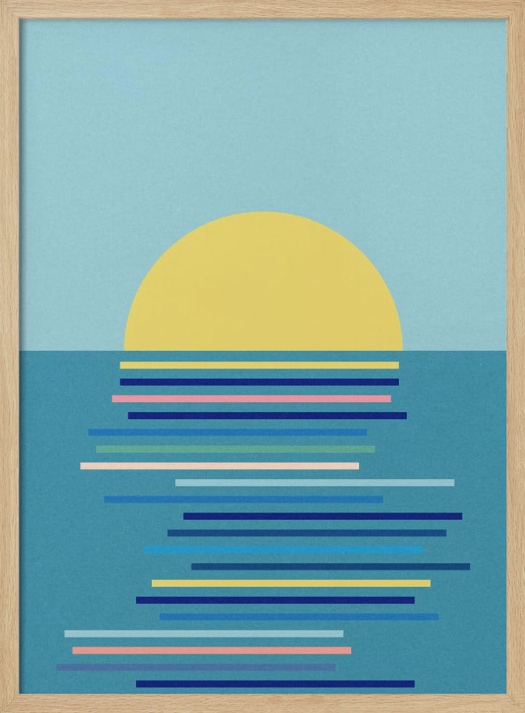 Zonsopgang in Ahrenshoop | Poster