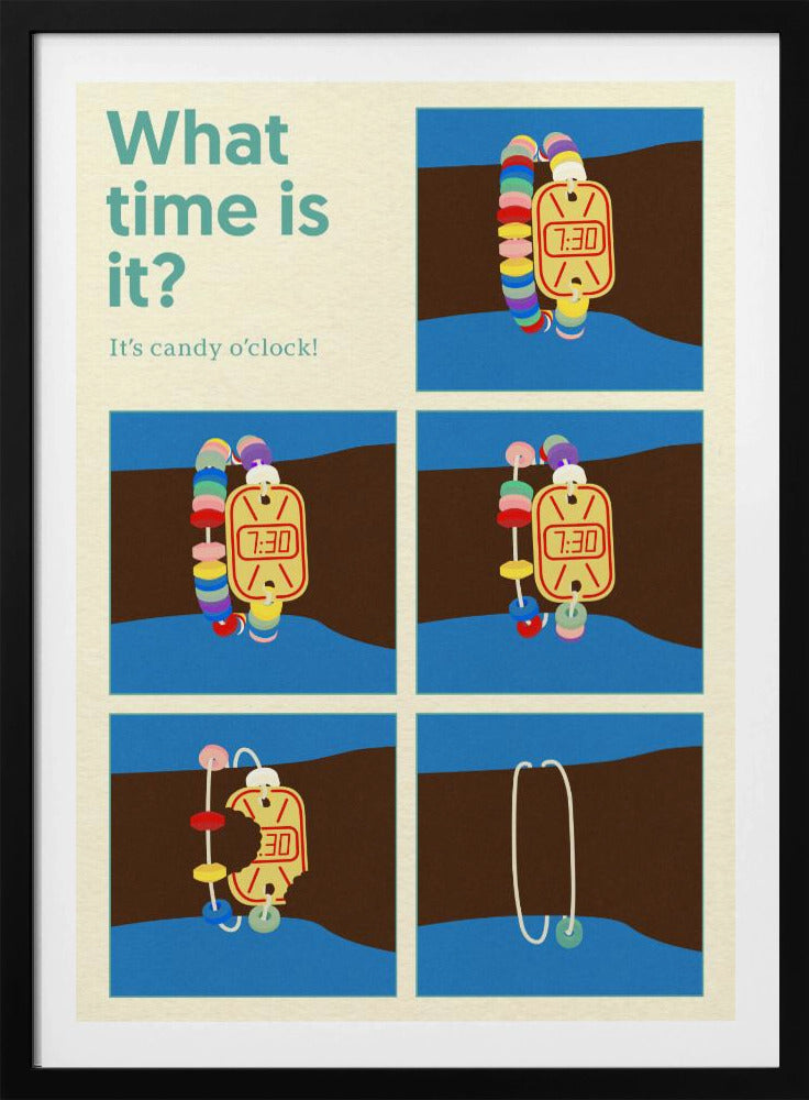 Poster Snoepklok | Poster