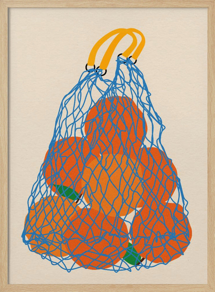 Sinaasappelen in een netzak Update 24 | Poster