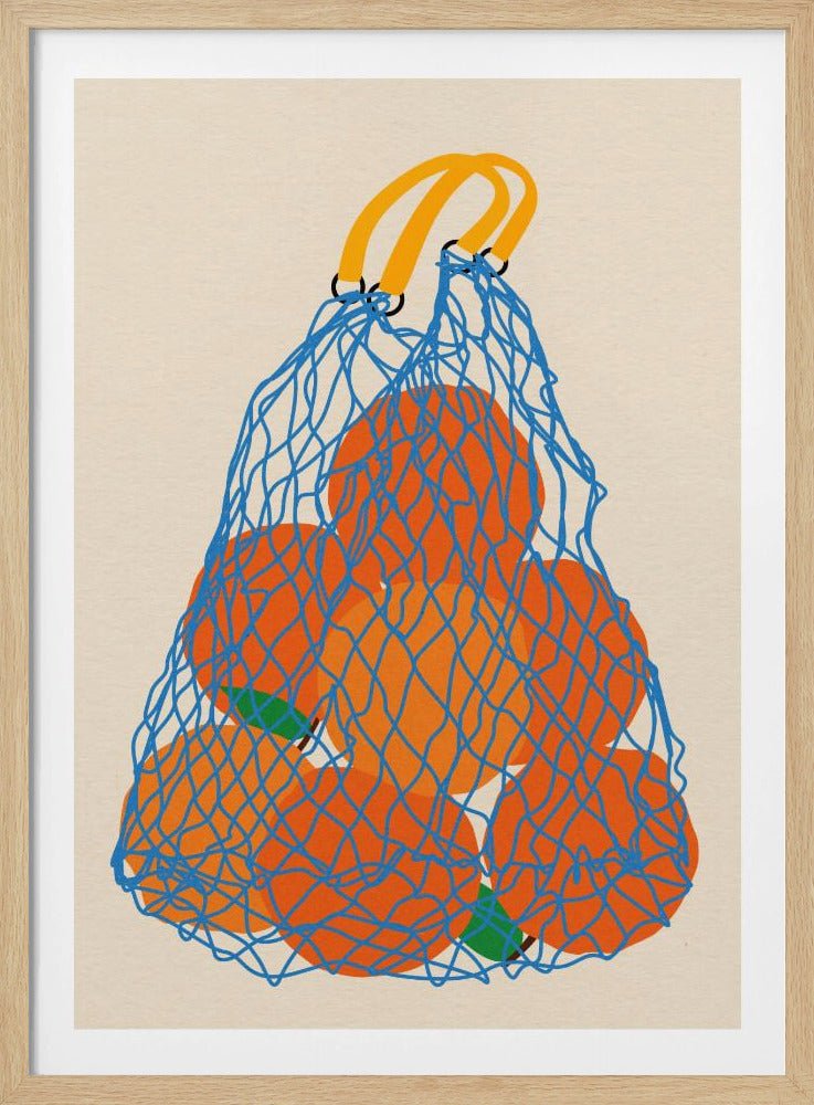 Sinaasappelen in een netzak Update 24 | Poster