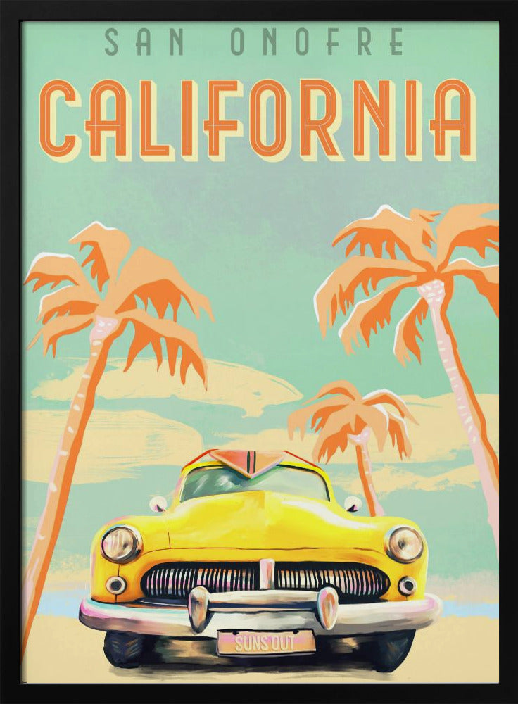 Californische surfposter | Poster