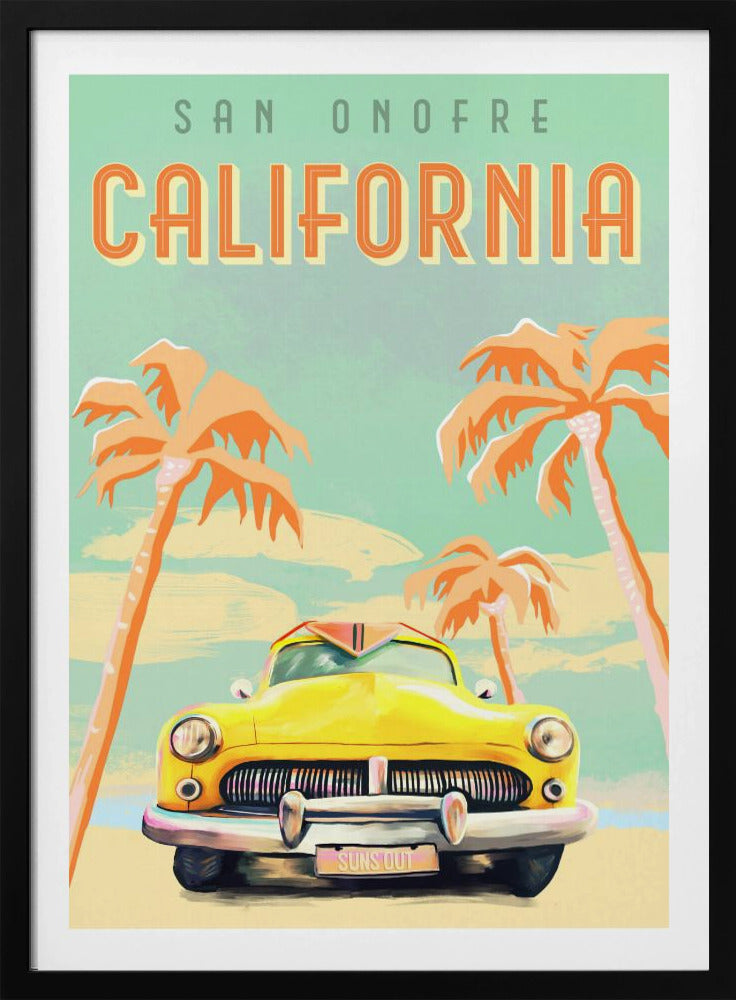 Californische surfposter | Poster