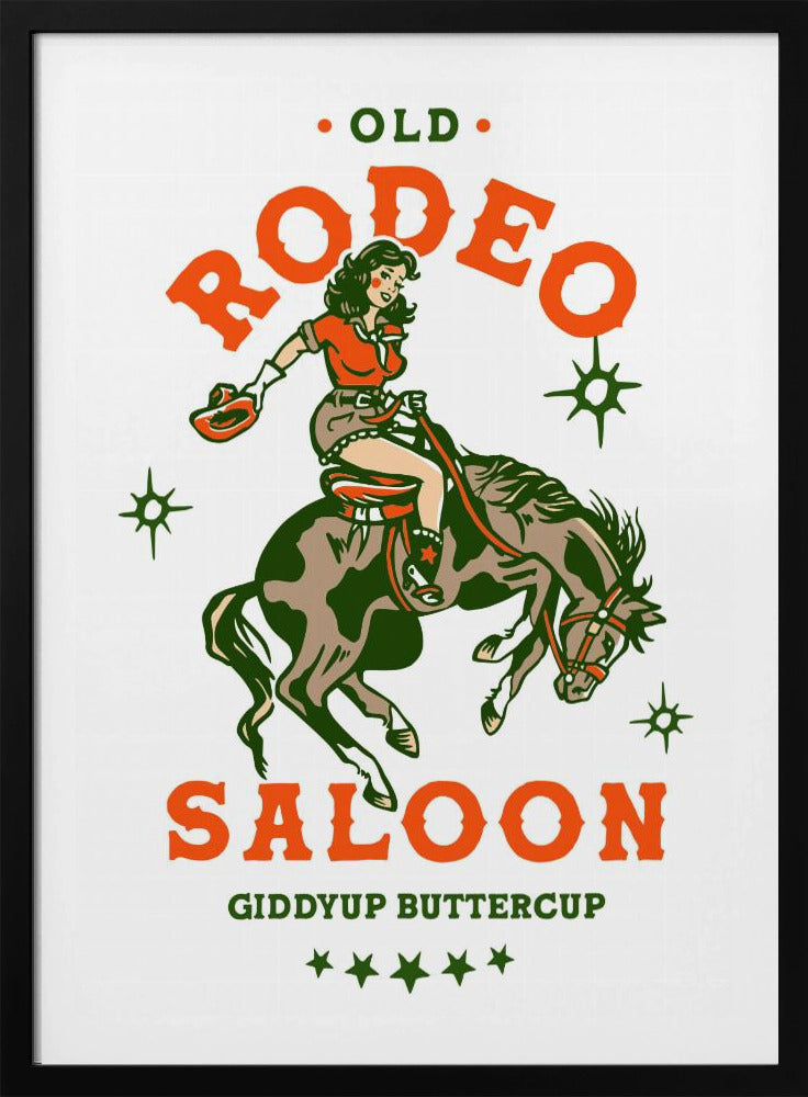 Cowgirl uit de Old Rodeo Saloon: Giddyup Buttercup | Poster