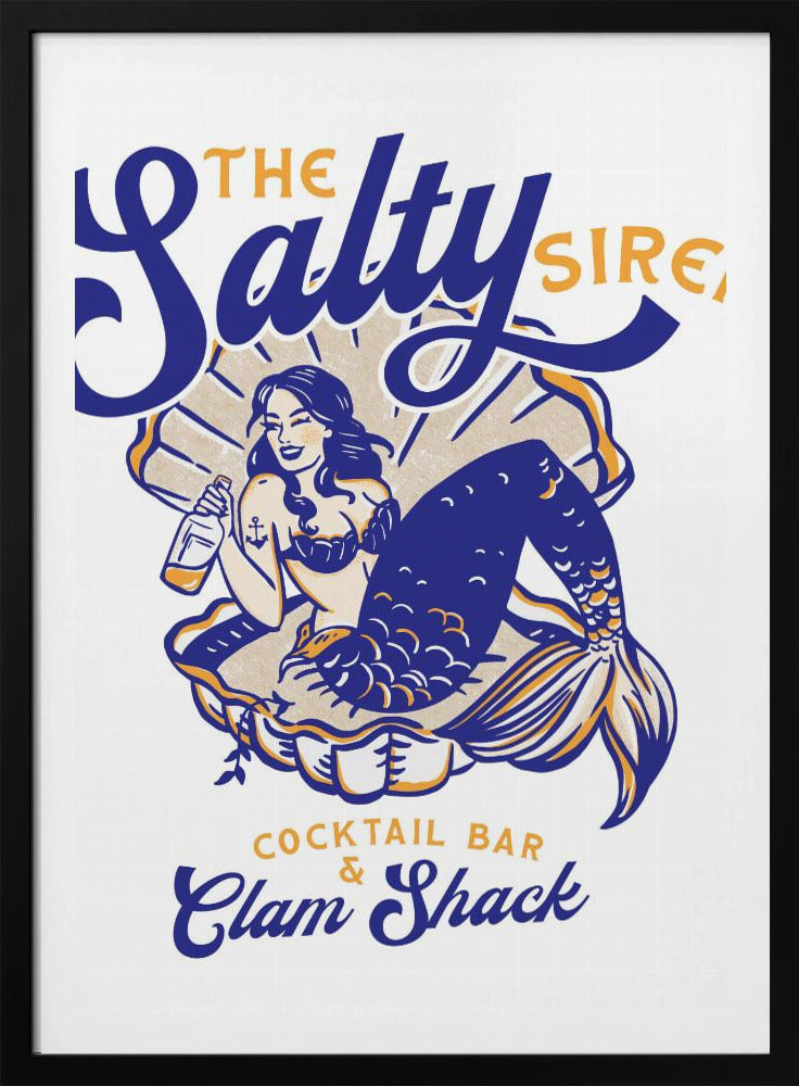 Zoute Siren Cocktailbar & Clam Shack Zeemeermin | Poster