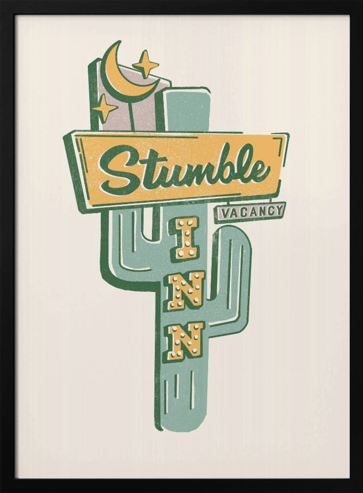 Stumble Inn Southwestern Roadside Motel Kunst | Poster