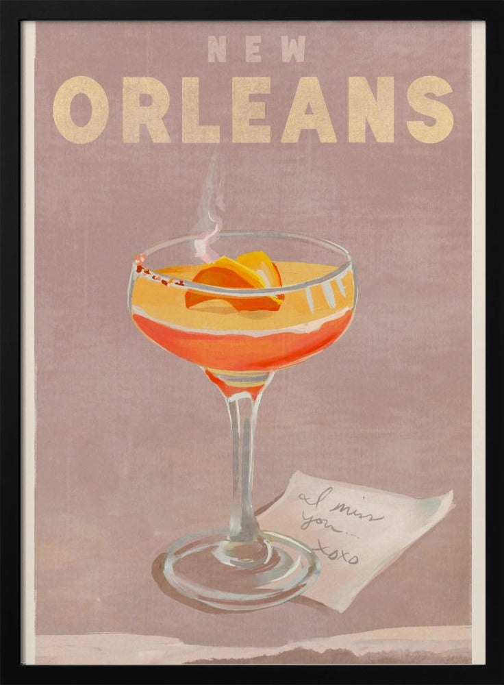 New Orleans Cocktail Reisposter | Poster