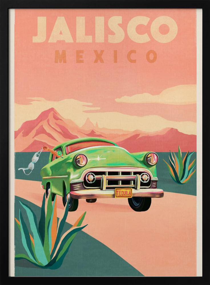 Jalisco Mexico Vintage Reisposter | Poster