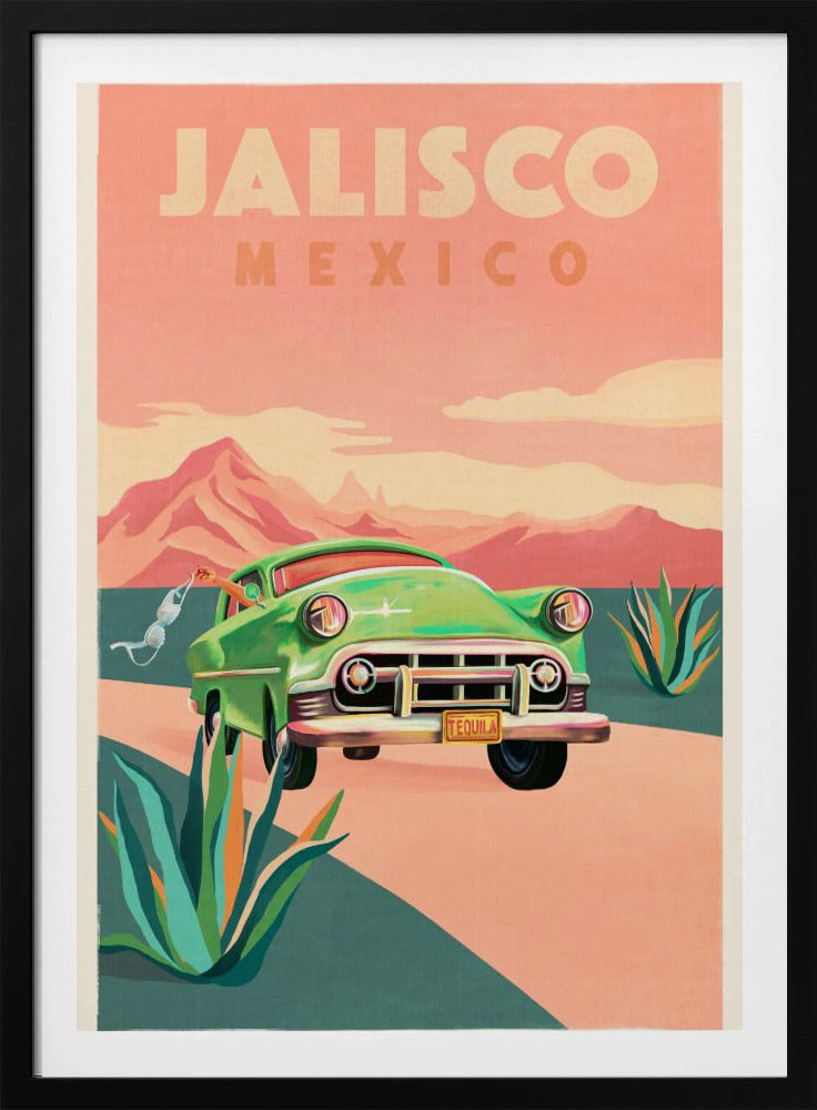 Jalisco Mexico Vintage Reisposter | Poster