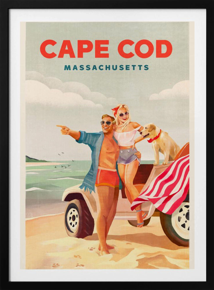Cape Cod Massachusetts Zomerstrandkunst | Poster