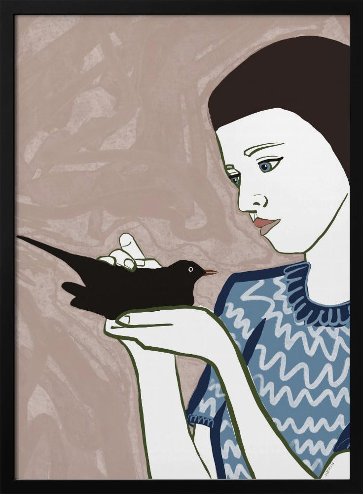 Vogelvrouw | Poster