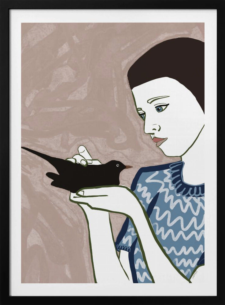 Vogelvrouw | Poster