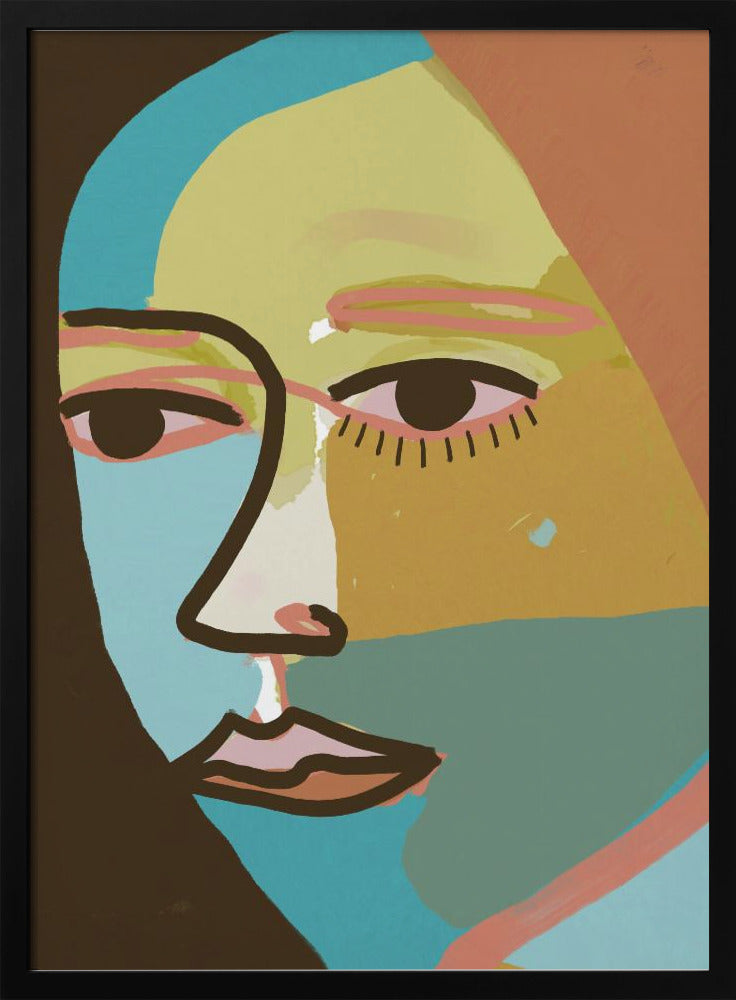 Abstract gezicht | Poster