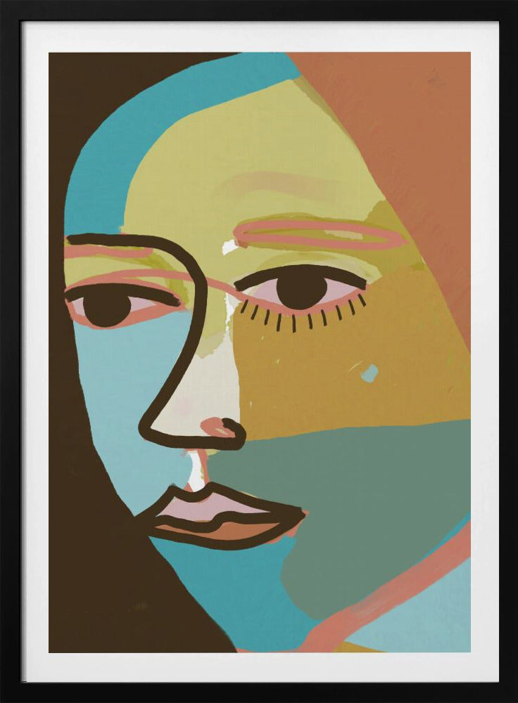 Abstract gezicht | Poster