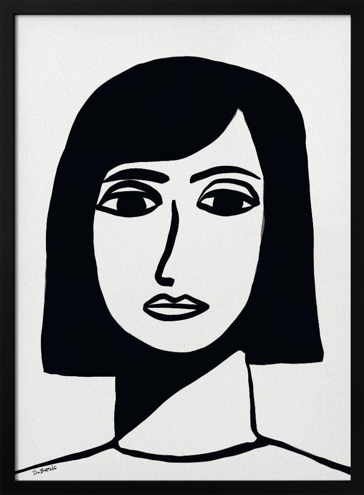 Gezicht van een vrouw | Poster