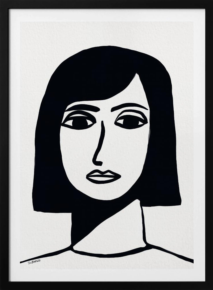Gezicht van een vrouw | Poster