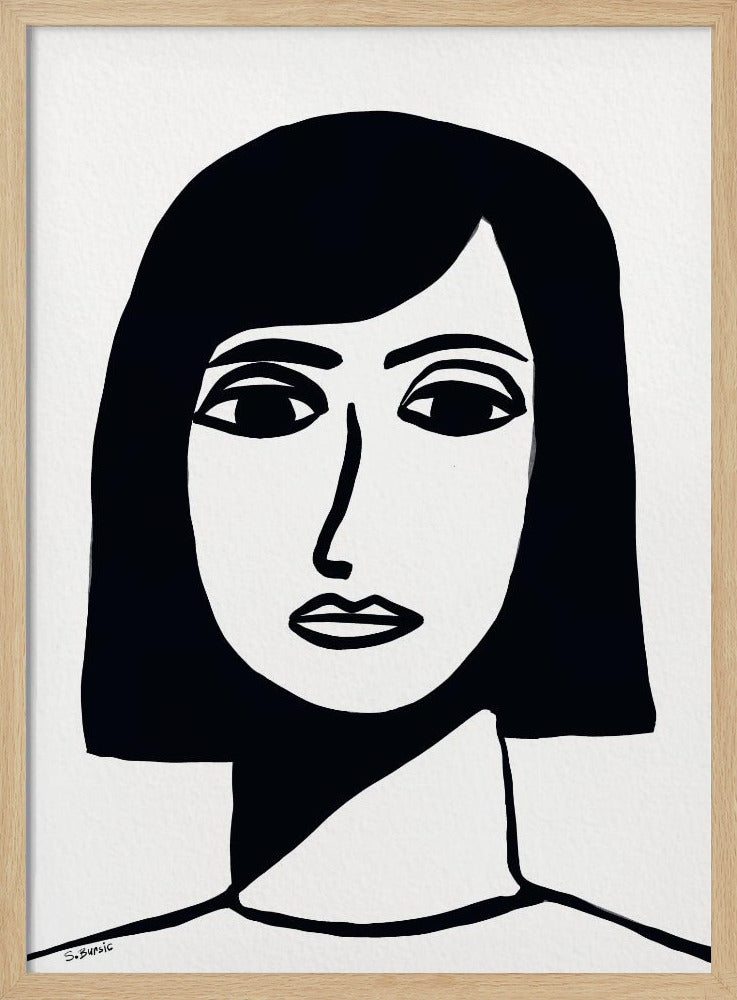 Gezicht van een vrouw | Poster