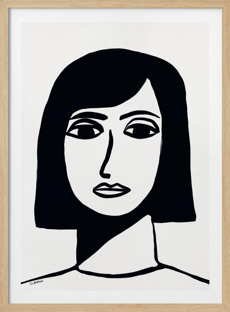 Gezicht van een vrouw | Poster
