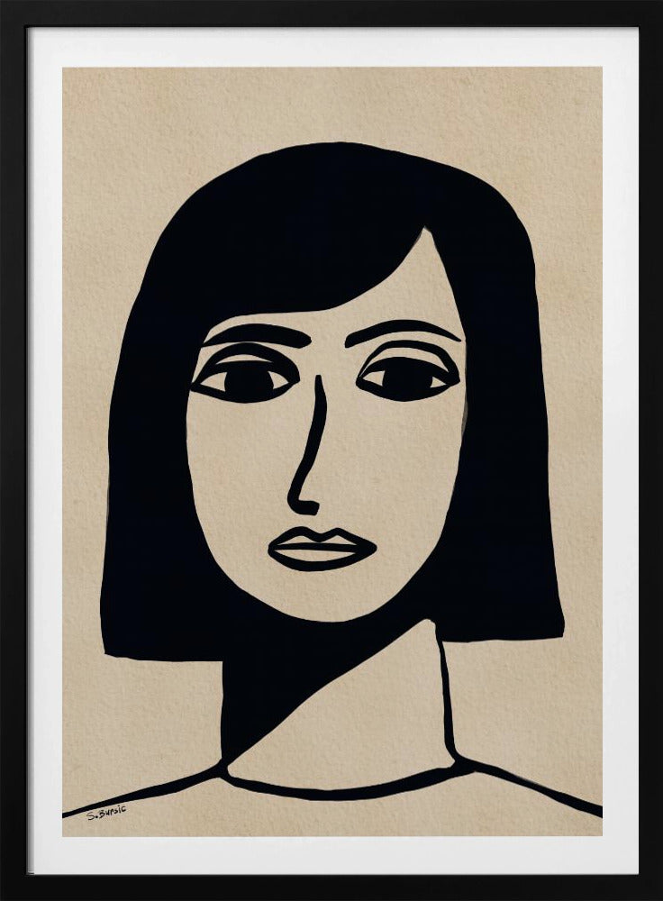 Gezicht van een vrouw | Poster