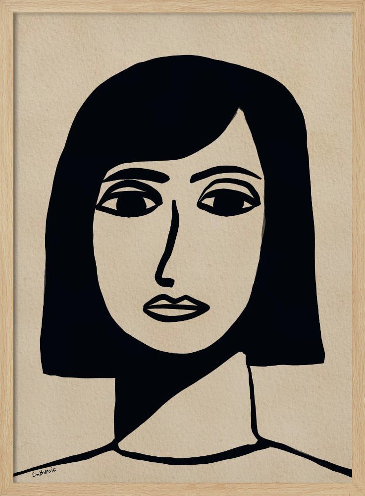 Gezicht van een vrouw | Poster