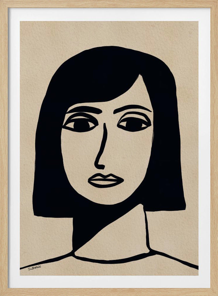 Gezicht van een vrouw | Poster