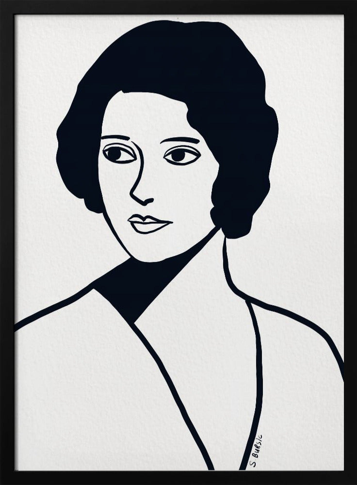 Vintage vrouw | Poster