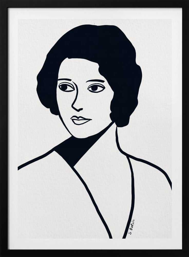 Vintage vrouw | Poster